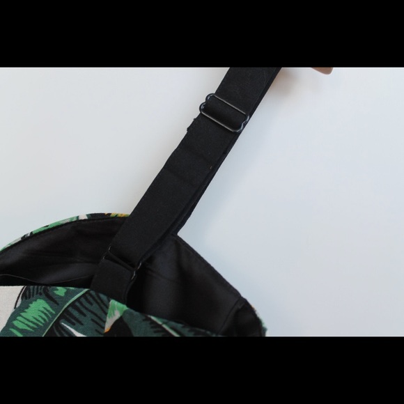 Cropped bustier top, vintage inspired print xs - Picture 3 of 6